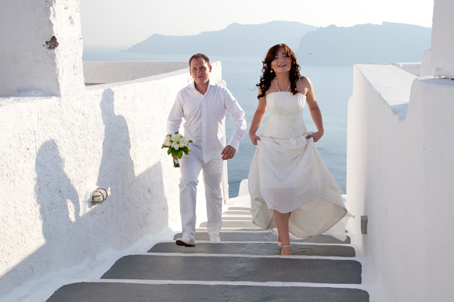 Wedding in Santorini Loucas Hotel