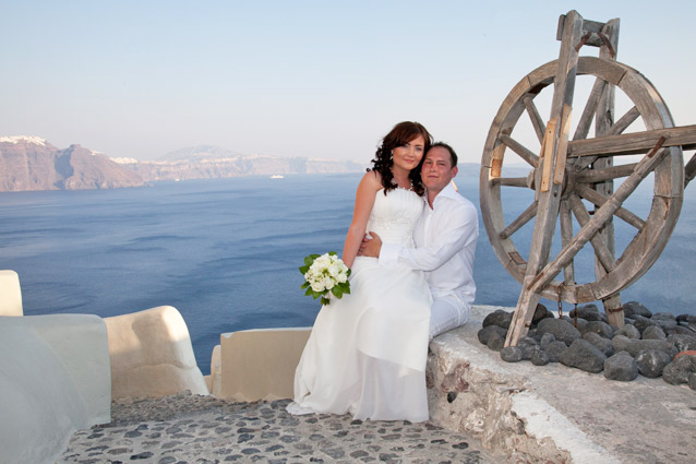 santorini wedding