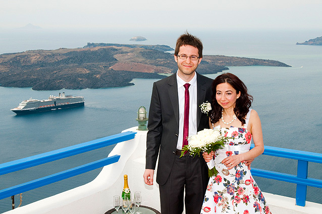 santorini wedding