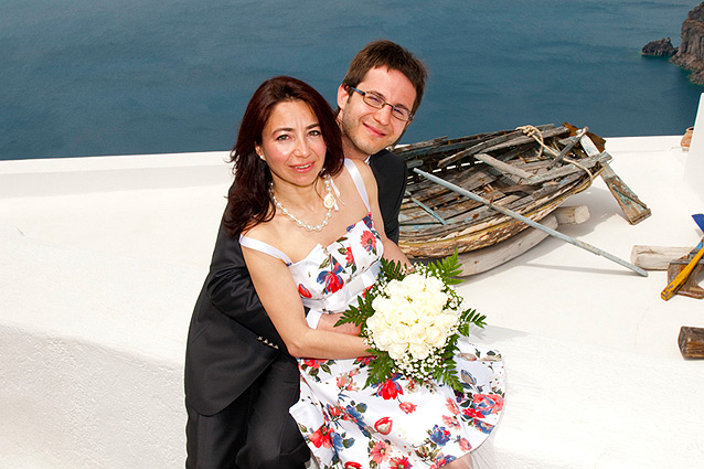 santorini wedding