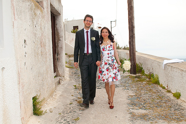 santorini wedding