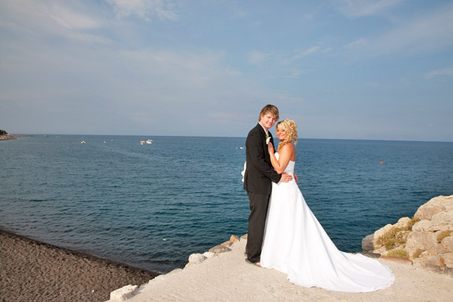 beach wedding santorini