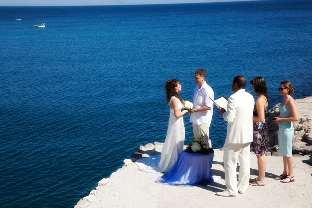 beach weddings greek islands