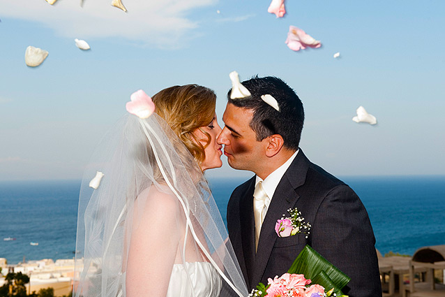 wedding in santorini