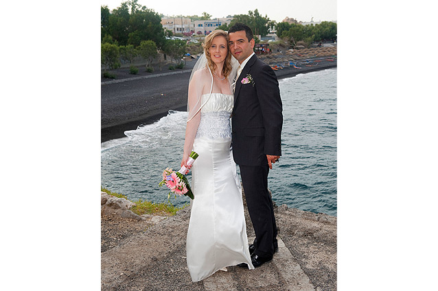 wedding in santorini