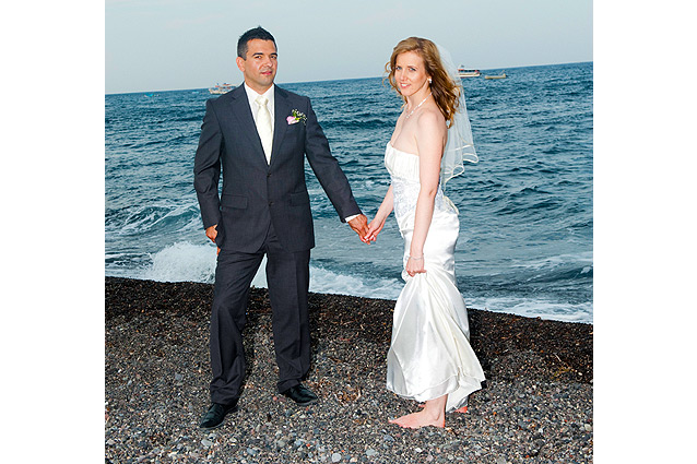 wedding in santorini