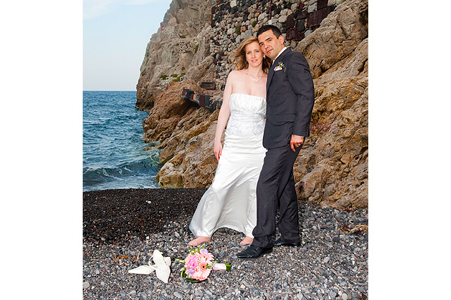 wedding in santorini