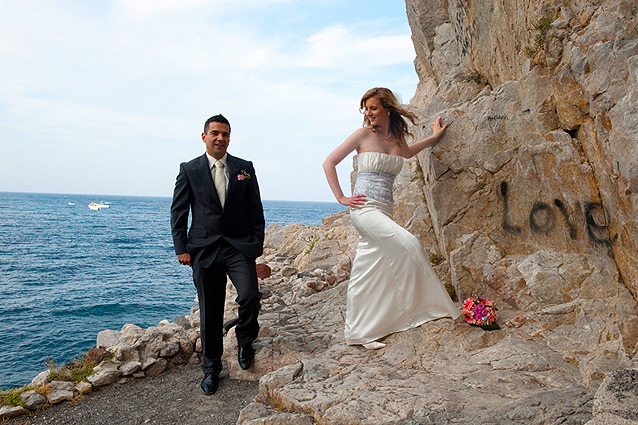 wedding in santorini