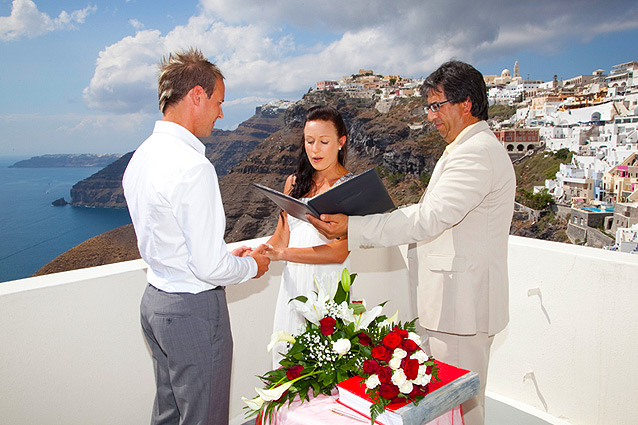 santorini weddings