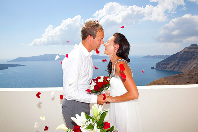 santorini weddings