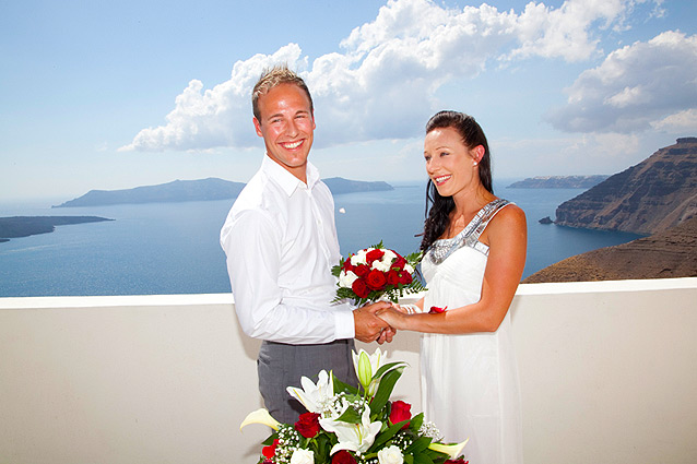 santorini weddings