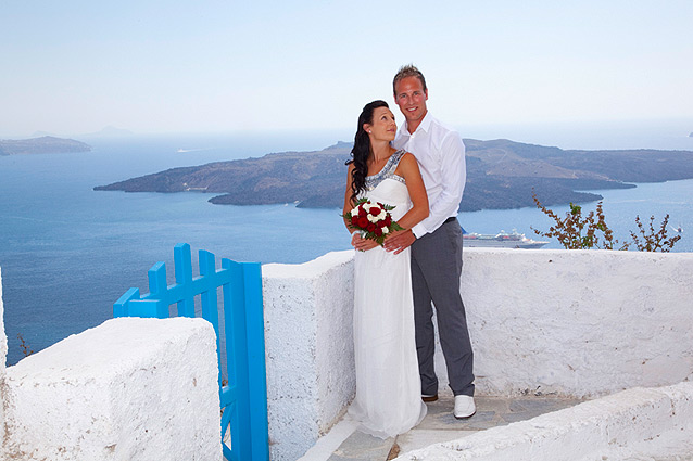 santorini weddings