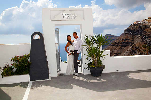 santorini weddings