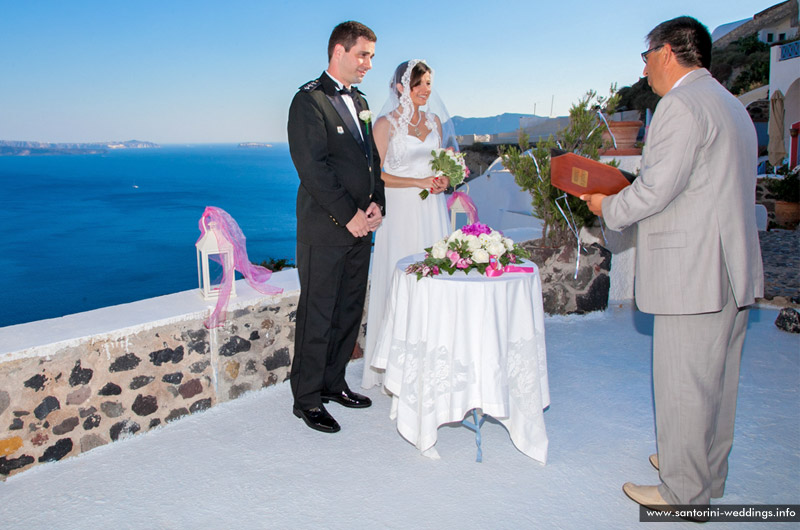 Wedding in Santorini