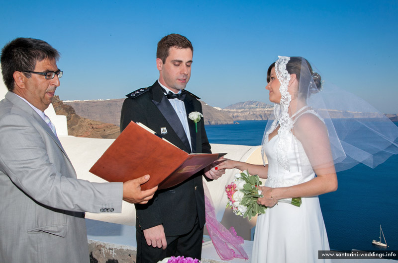 Wedding in Santorini