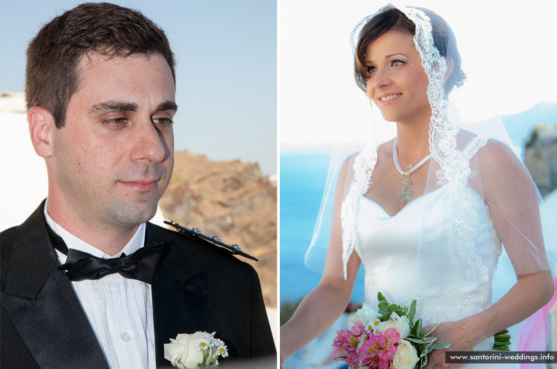 Santorini Weddings / Lava Oias