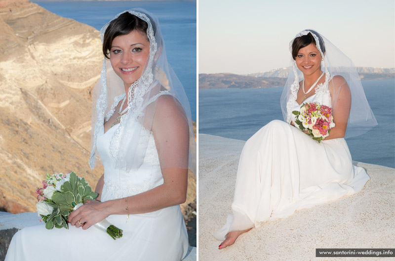 Santorini Weddings / Lava Oias