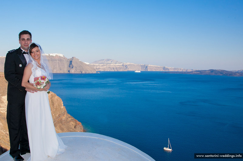 Wedding in Santorini