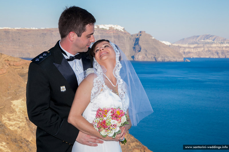 Wedding in Santorini