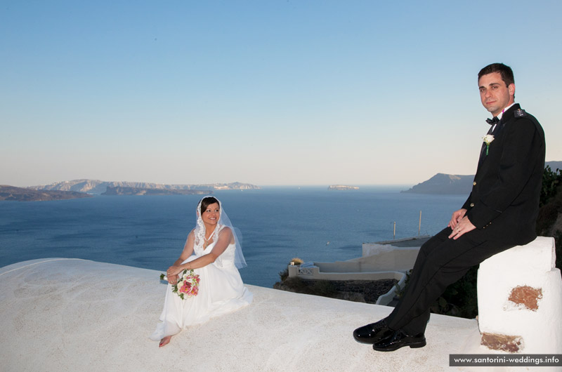 Wedding in Santorini