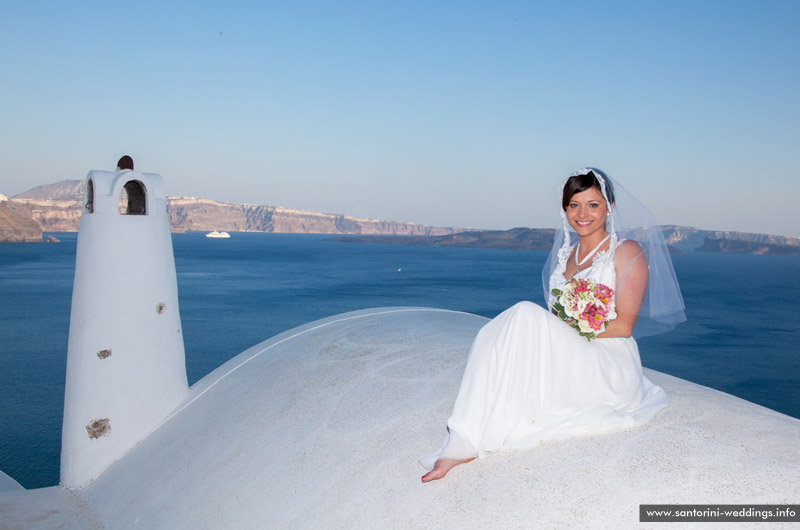 Wedding in Santorini