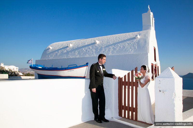 Wedding in Santorini