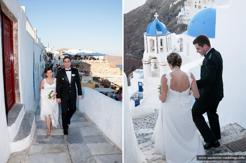 Santorini Weddings / Lava Oias