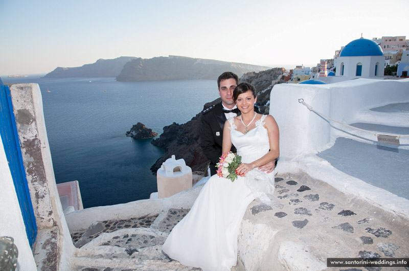 Wedding in Santorini