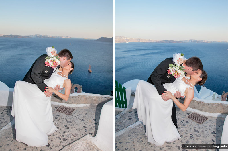 Santorini Weddings / Lava Oias