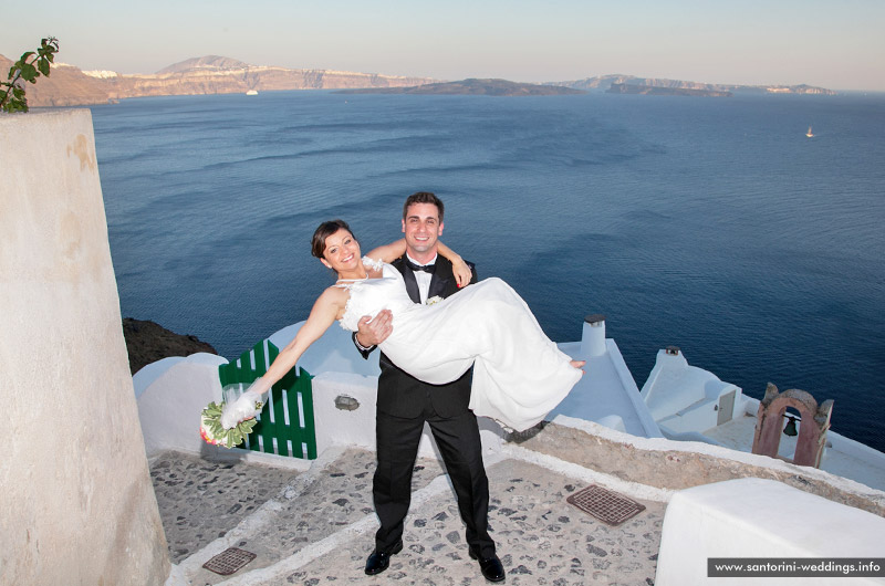 Wedding in Santorini