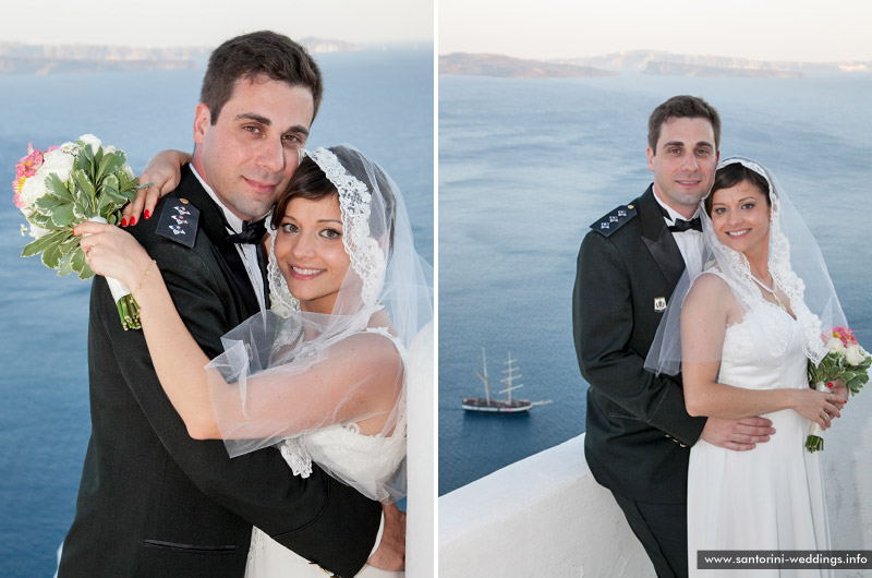 Santorini Weddings / Lava Oias