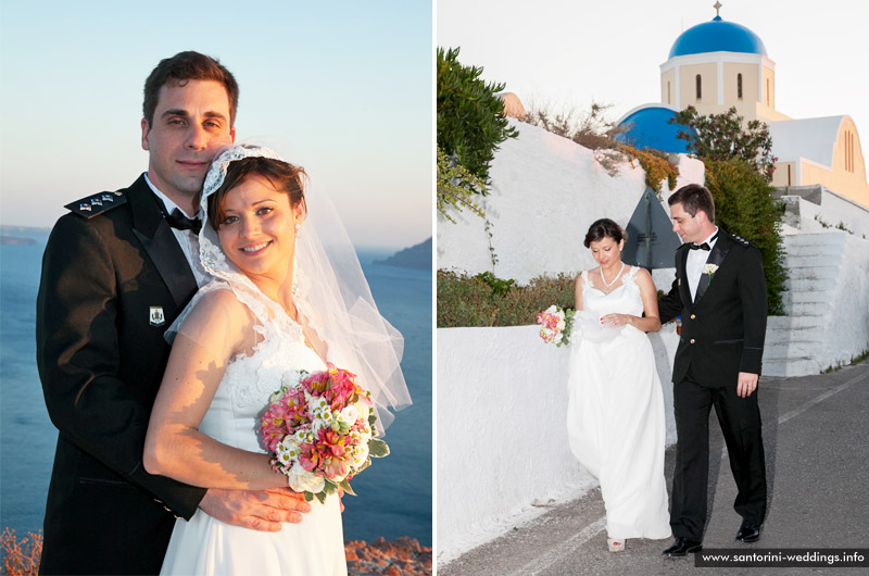 Wedding in Santorini