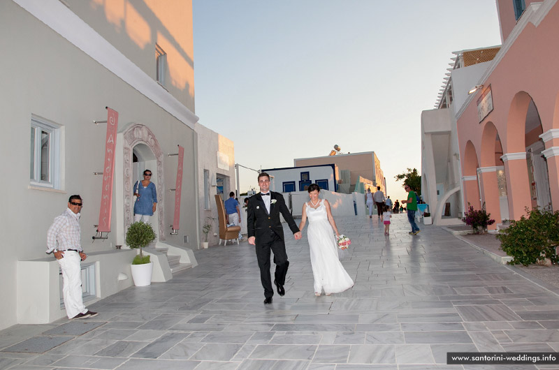 Wedding in Santorini