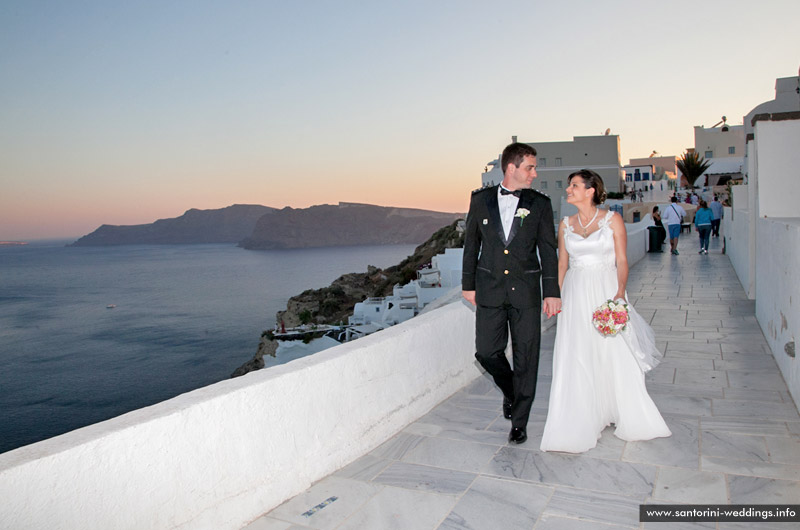 Wedding in Santorini