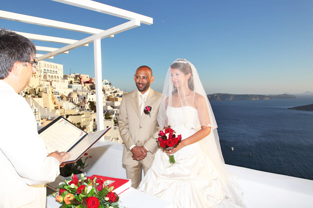 santorini weddings