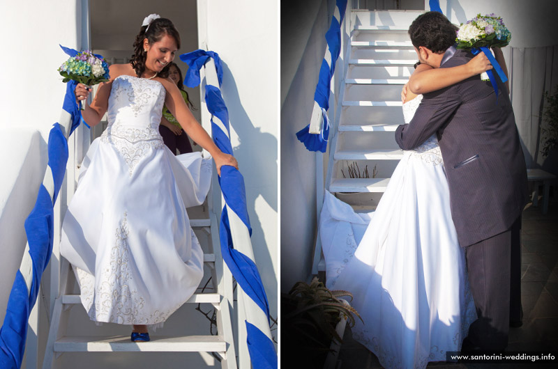 Santorini Wedding at Loucas Hotel