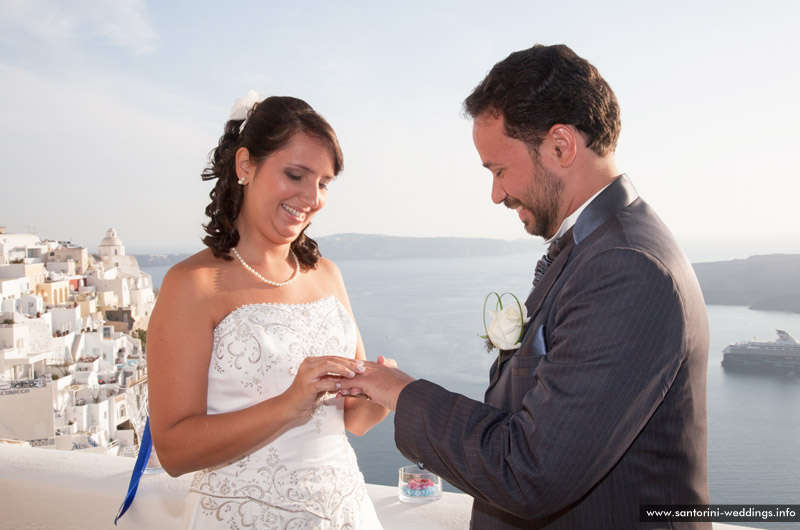 Santorini Wedding at Loucas Hotel