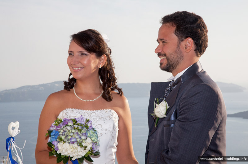 Santorini Wedding at Loucas Hotel