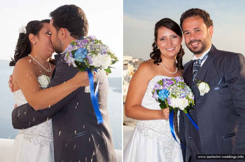 Wedding in Santorini