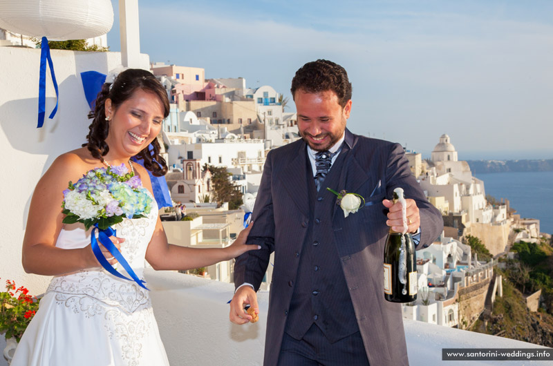 Wedding in Santorini