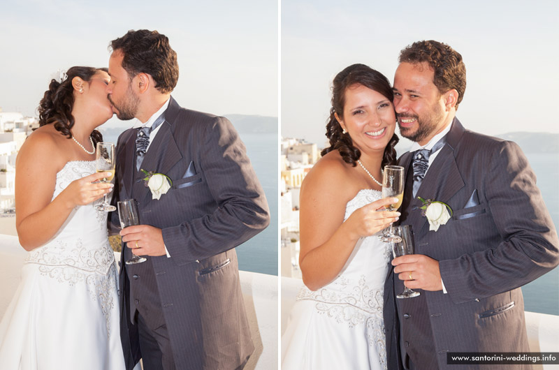 Wedding in Santorini