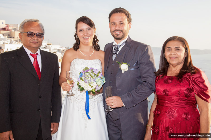 Wedding in Santorini