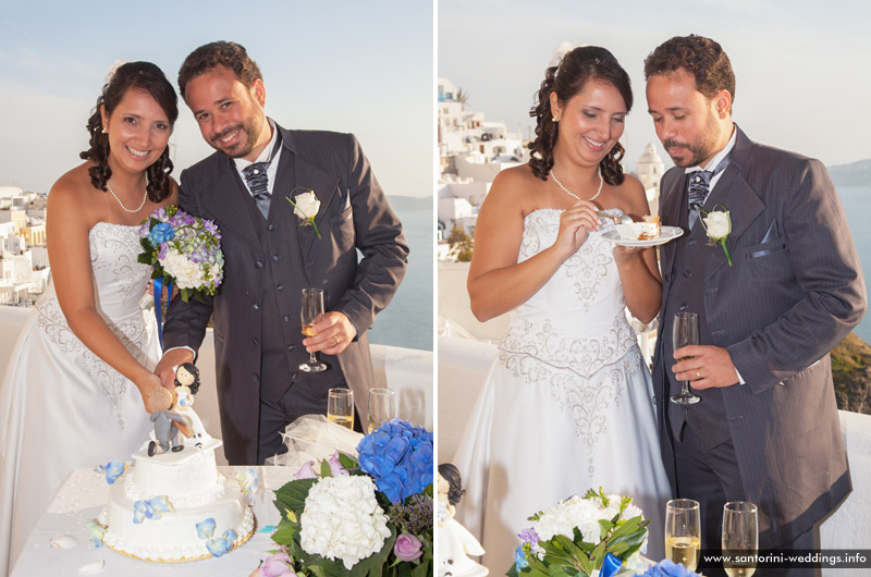 Santorini Wedding at Loucas Hotel