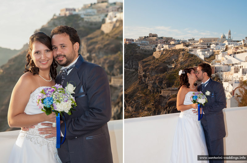 Santorini Spring Wedding