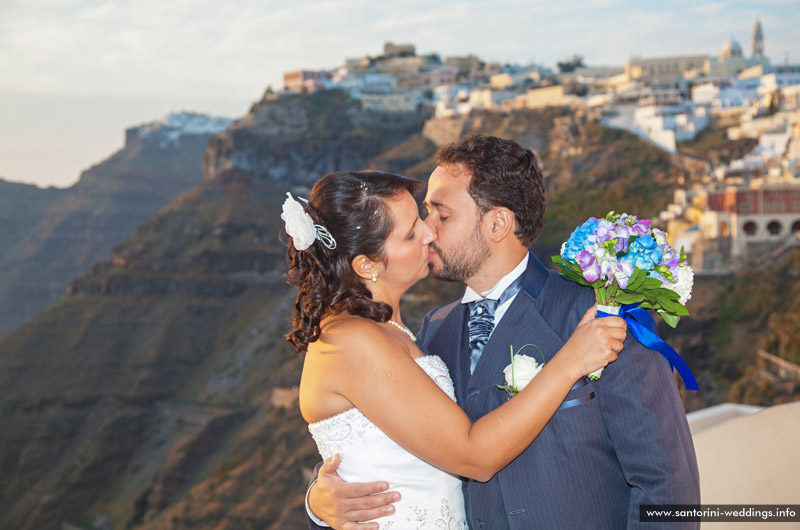 Santorini Spring Wedding