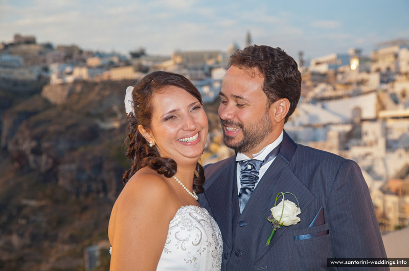 Santorini Spring Wedding