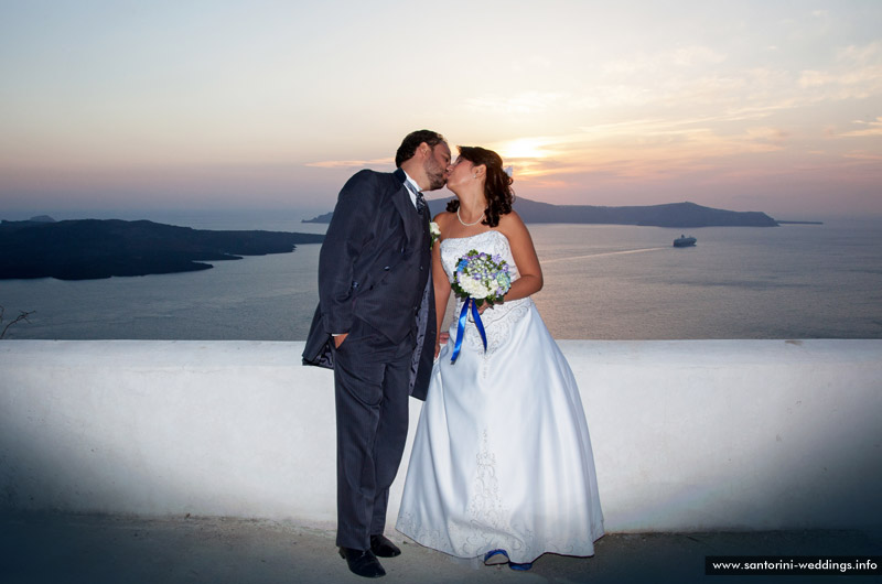 Santorini Spring Wedding
