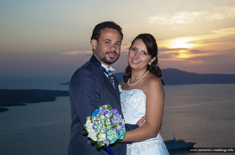 Santorini Spring Wedding