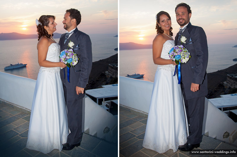 Santorini Spring Wedding