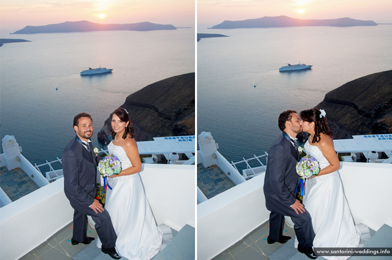 Santorini Spring Wedding